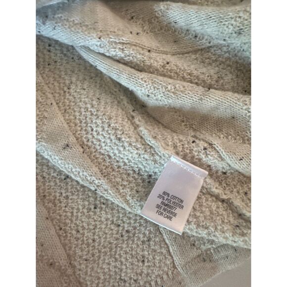 Croft & Barrow Longline Cardigan Women’s XXL Beige Speckled Knit Sweater - Picture 4 of 4
